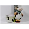 Image 1 : MINI COW PLANTER POT- 8" TALL