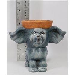 ELEPHANT PLANTER POT-8" TALL