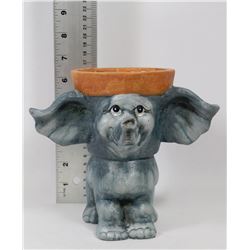 ELEPHANT PLANTER POT-8" TALL