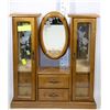 Image 1 : FANCY JEWELLERY CABINET WITH TWO GLASS DOORS,