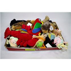 FLAT OF 40  ASSORTED TY BEANIE COLLECTIBLES