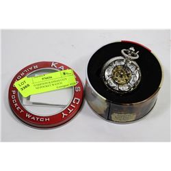LIMITED EDITION KANSAS CITY RAILROAD POCKET WATCH