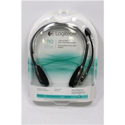 LOGITECH H110 LIGHTWEIGHT OVER THE HEAD DESIGN