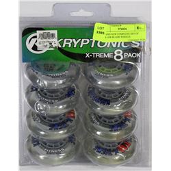 BRAND NEW COMPLETE SET OF ROLLER BLADE WHEELS