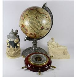 FLAT WITH BAROMETER SHIPS WHEEL & IVORY COLOURED