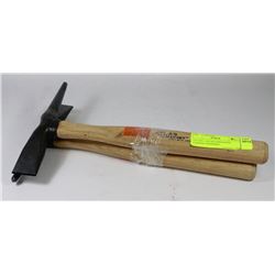 LOT OF 2  ATLAS TOMAHAWK CHIPPING HAMMERS