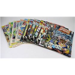 LOT OF COMICS INCLUDING MARVEL SPITFIRE,JUSTICE