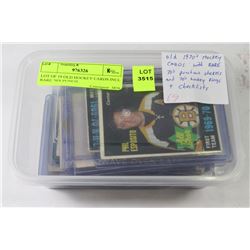 LOT OF 19 OLD HOCKEY CARDS INCL RARE 70'S PUNCH