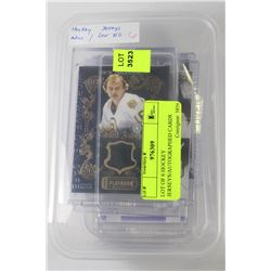 LOT OF 6 HOCKEY JERSEYS/AUTOGRAPHED CARDS INCL