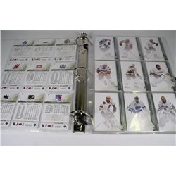 BINDER OF 2010-2011 UPPERDECK SP AUTHENTIC