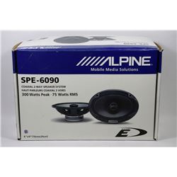 NEW ALPINE SPE 6090 6" X 9" 300W SPEAKERS