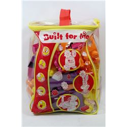 BUILT FOR LIFE MEGABLOKS SET WITH CARRYING BAG