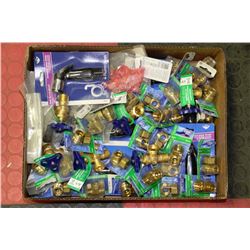 FLAT OF PLUMBING SUPPLIES