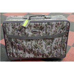 VINTAGE OSCAR DE LA RENTA SUITCASE ON WHEELS