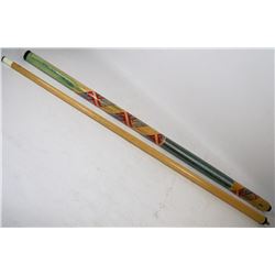 TWO PIECE BUDWEISER POOL CUE