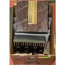 6PCS CERAMIC BLOCKS  WALL HANGING SET