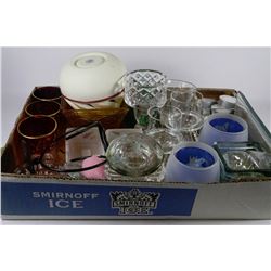 FLAT OF MIXED PARTYLITE CANDLEHOLDERS & OTHER