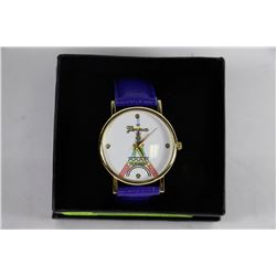 GENEVA WATCH WITH BLUE STRAP