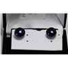 Image 1 : BLACK FRESHWATER PEARL .925 SILVER EARRINGS GRADE AA