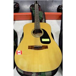 SAMICK 12 STRING GUITAR WITH BAG CASE