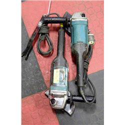 PAIR OF MAKITA ELECTRIC GRINDERS