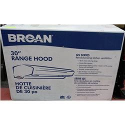 NEW BROAN 30" QS SERIES RANGE HOOD