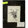 Image 1 : FRAMED ETCHING "ZIEGLER" SIGNED & #1 OF 88