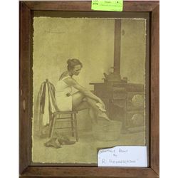 VINTAGE PRINT BY R.HANDRICKSON