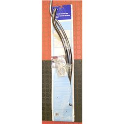 CHROME 63" SHOWER ROD