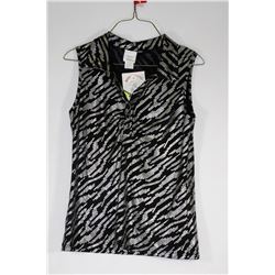 WOMENS SLEEVELESS SHIRT SIZE SMALL