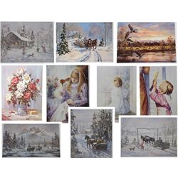 10 ASSORTED G.JARVIS & M.ELIS PRINTS