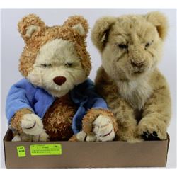TJ BEARYTALES ANIMATED PLUSH BEAR & FUR REAL BABY