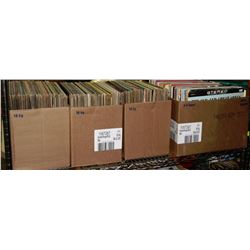 6 BOXES OF ASSORTED RECORDS