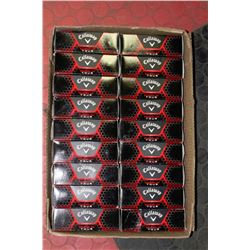 FLAT OF RECLAIMED GOLF BALLS CALLAWAY DIABLO TOUR