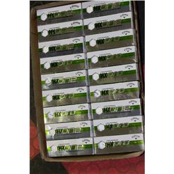 FLAT OF RECLAIMED GOLF BALLS CALLAWAY HX PRO