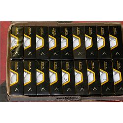 FLAT OF RECLAIMED GOLF BALLS CALLAWAY HEX WARBIRD