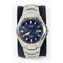 CITIZEN ECO-DRIVE TITANIUM SAPPHIRE WR100 WATCH