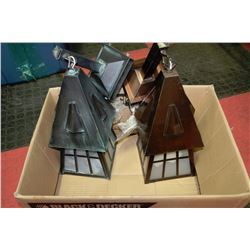 LOT OF 2 EXTERIOR LIGHT FIXTURES