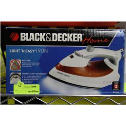 BLACK AND DECKER CLOTHES IRON