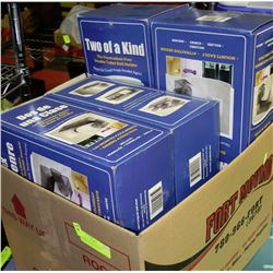 LOT OF 7 (2X2) TOILETPAPER HOLDERS NEW IN BOXES