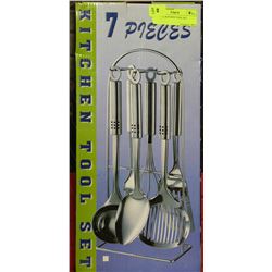 NEW 7PC KITCHEN TOOL SET W/ STAND
