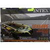 Image 1 : SEAHAWK 4 PERSON BOAT WITH OARS AND PUMP-NEW IN