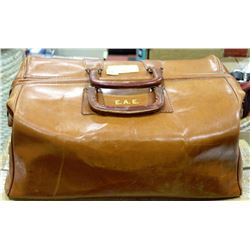 VINTAGE LEATHER LUGGAGE BAG