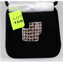 LADIES .925 SILVER MULTI GEMSTONE RING