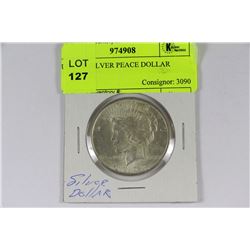 US 1923 SILVER PEACE DOLLAR