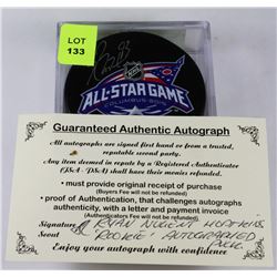 RYAN NUGENT-HOPKINS "ROOKIE" PUCK GUARANTEED