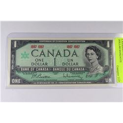 CANADIAN CENTENNIAL ONE DOLLAR BANKNOTE