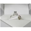 Image 1 : #24-10KT GOLD  DIAMOND (0.24CT) RING  W/ COA