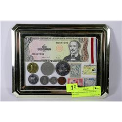 FRAMED DOMINICAN REPUBLIC FRAMED