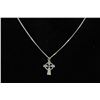 Image 1 : S.D. IRELAND HALLMARK .925 SILVER CHAIN & CELTIC